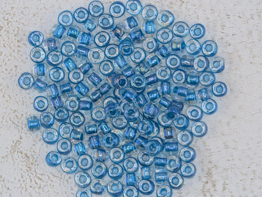 5662SB Transparent Rainbow Inside Teal 6/0 (15g Pkg)