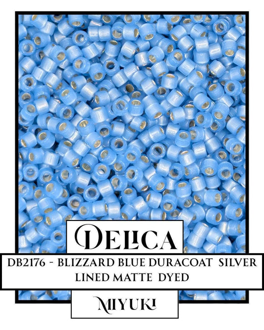 DB2176-Miyuki Delica 11/0:Blizzard Blue DC SL MA (D) (7 gram pkg ~1400 Pcs)