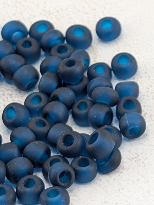 6/0 Matte Translucent Teal 15g pkg