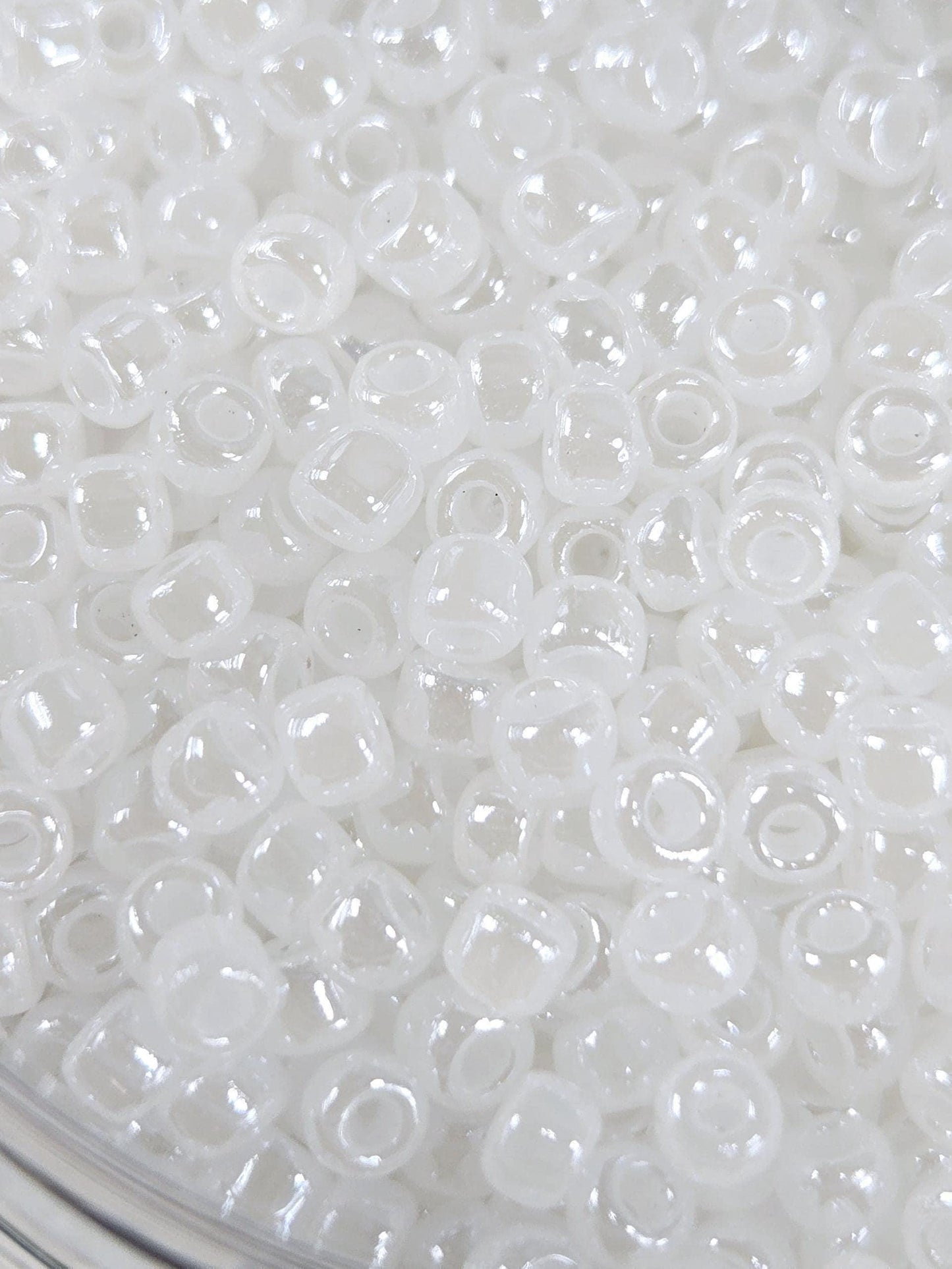 8230SB Opaque White  8/0 Round Japanese Seed Beads (15g pkg)