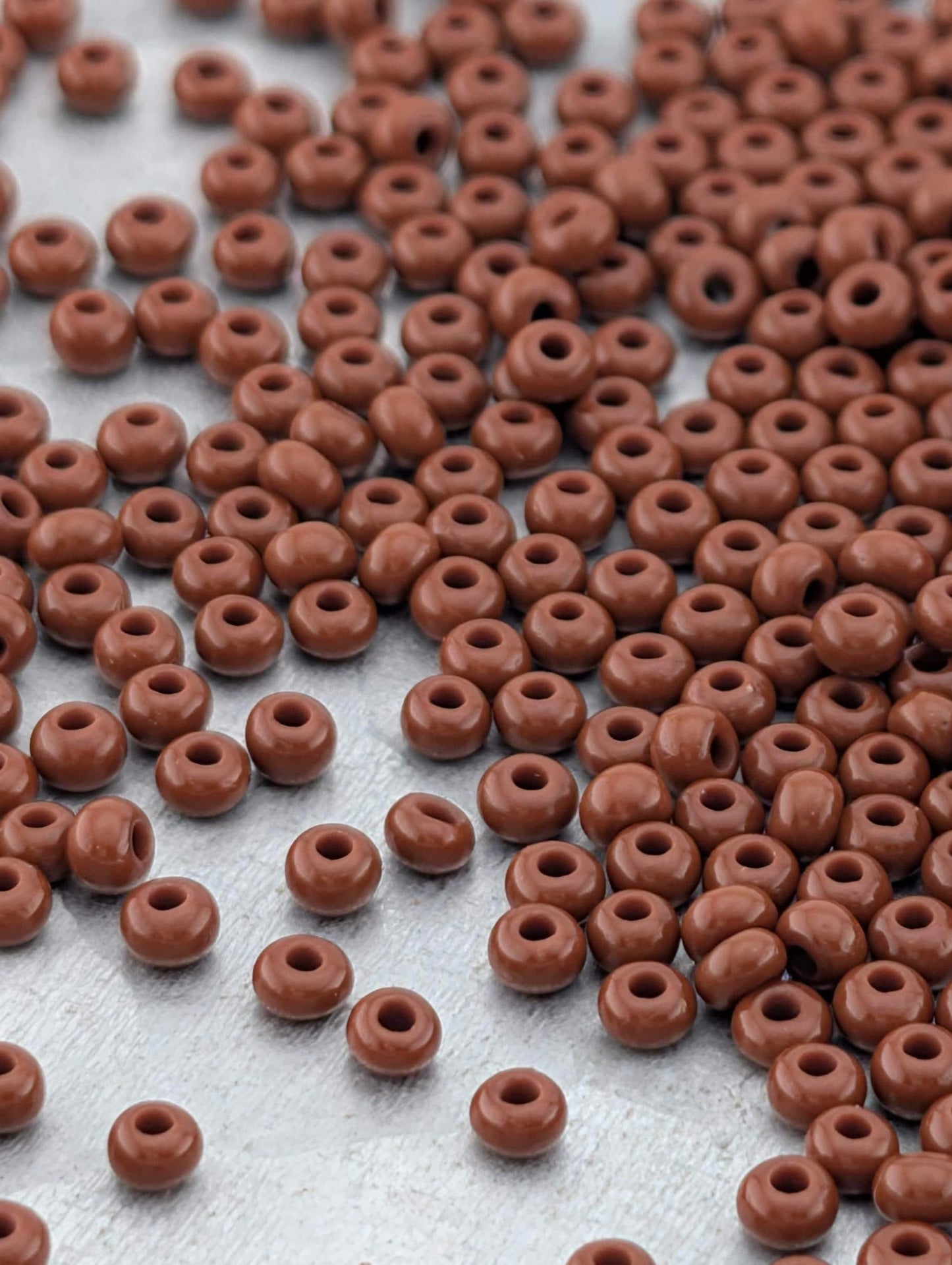 Opaque Brown  | Preciosa Ornela Seed Beads | Size 10/0 | 15g Pkg  ~1425 pcs