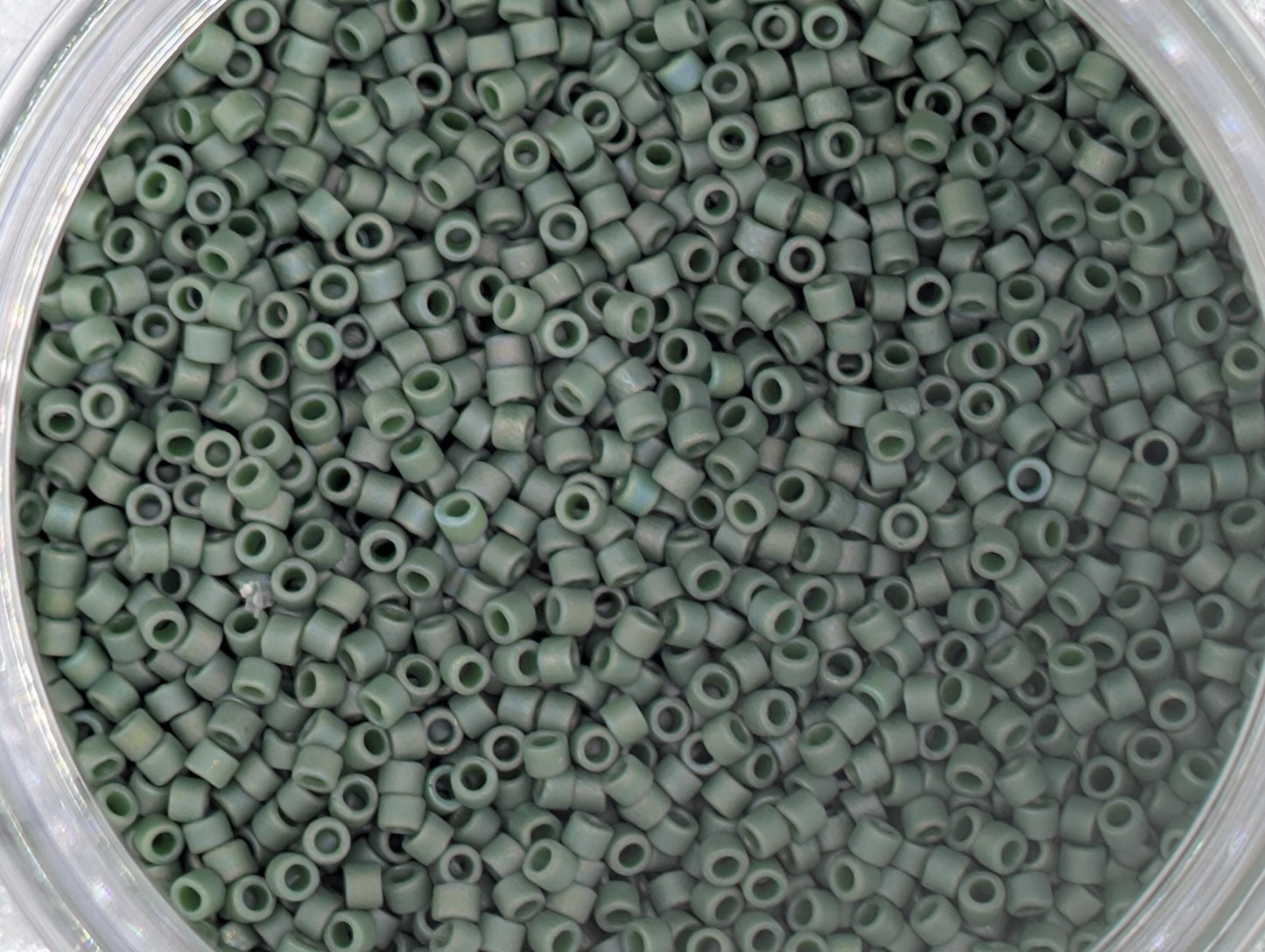 Emerald Gradient 3-Color Miyuki Delica Palette (6g Tubes) | Matte Opaque Glazed Rainbow