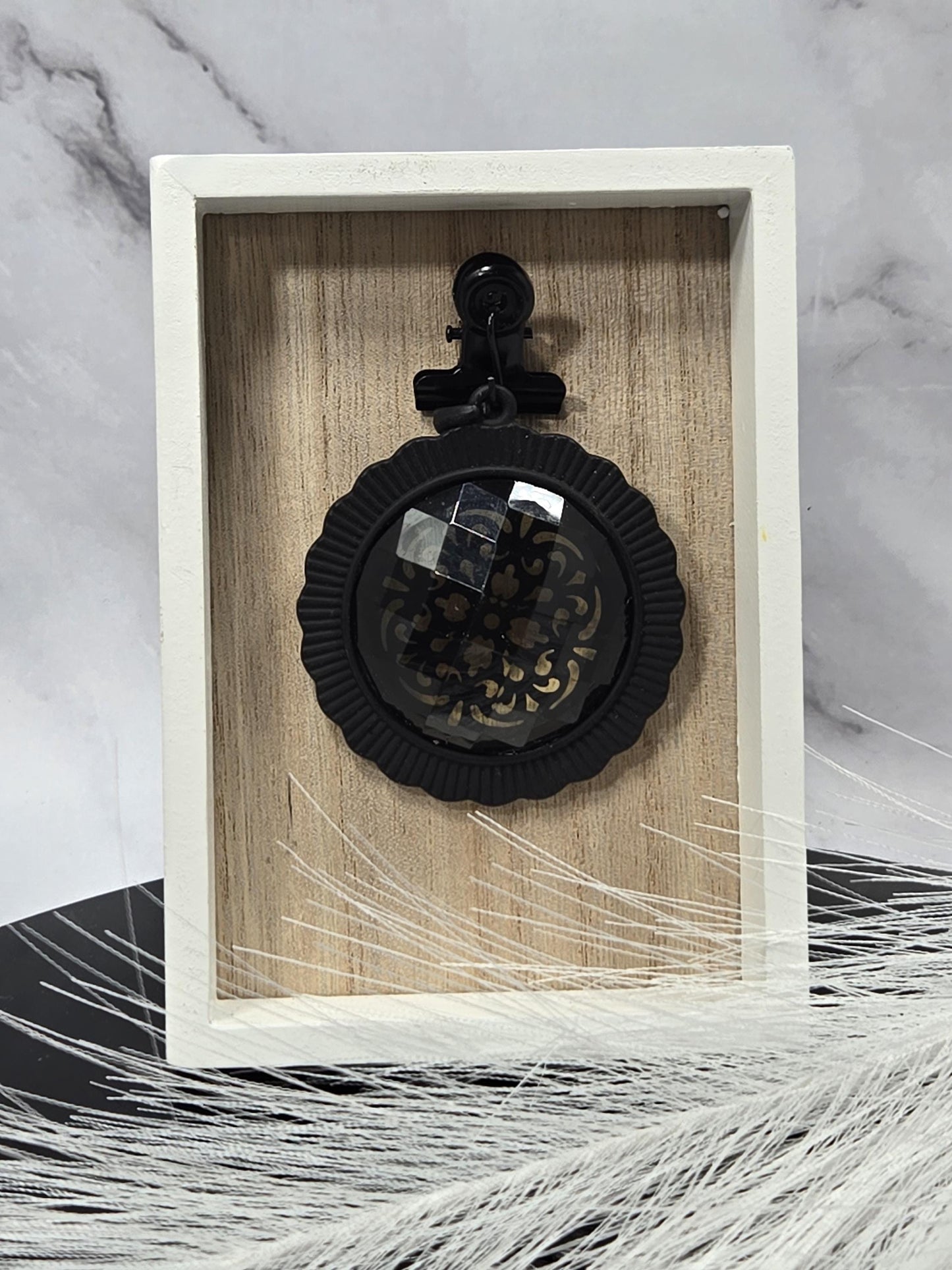 bold Goth vintage style black Pendant