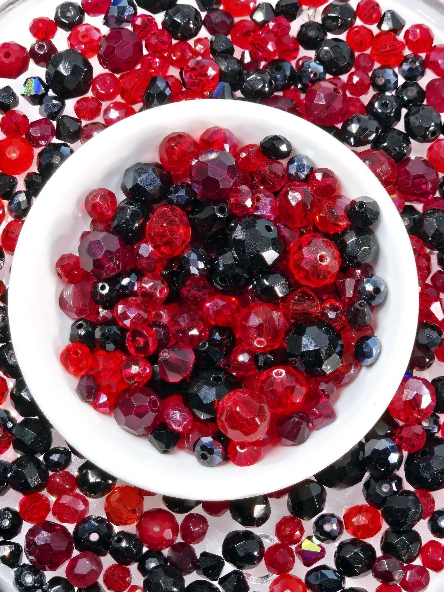 Learise Exclusive "Midnight Flame" Glass Bead Soup Mix (30g Pkg)