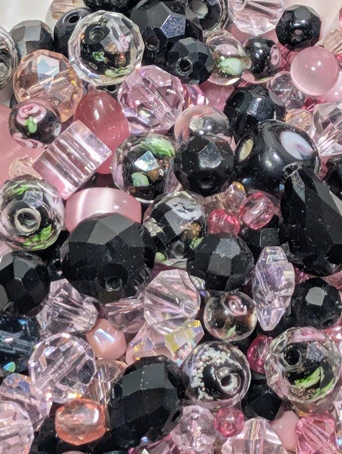 Learise Exclusive "Thorny Roses" Glass Bead Soup Mix (30g Pkg)
