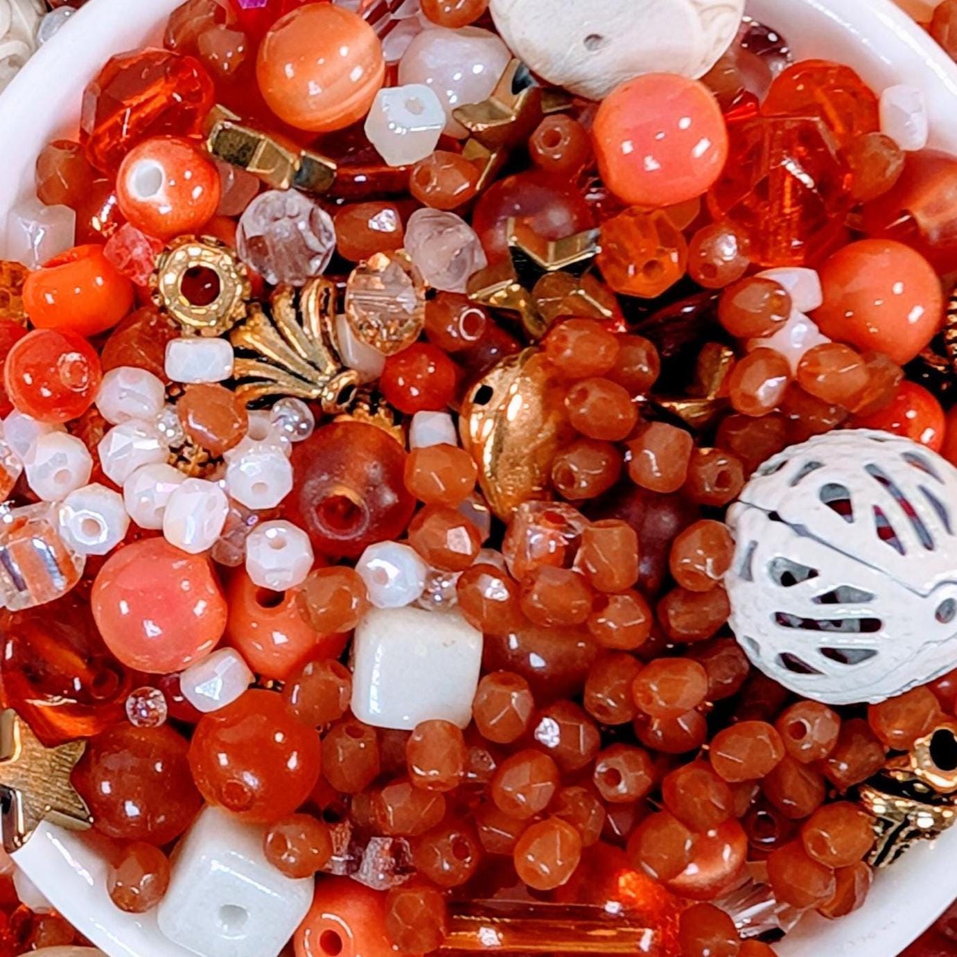 Learise Exclusive "Orange Cream" Glass Bead Soup Mix (30g Pkg)