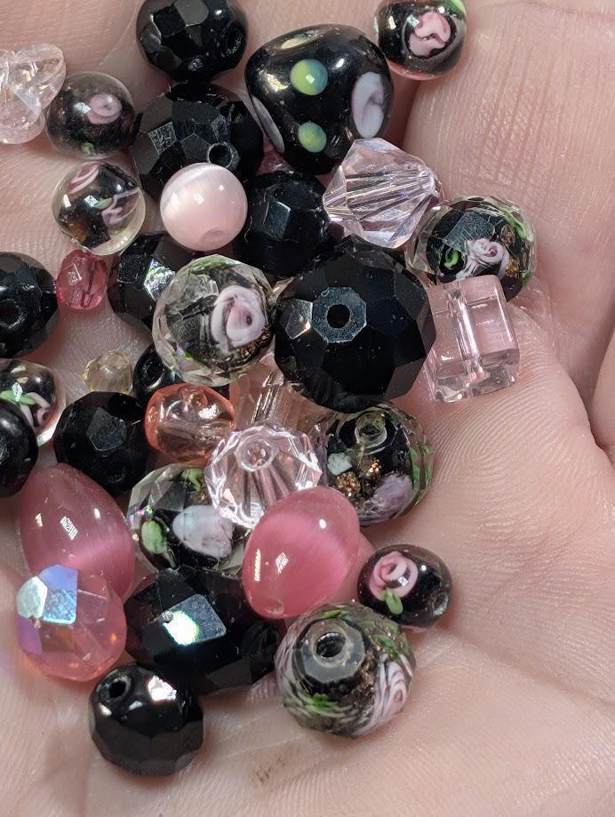 Learise Exclusive "Thorny Roses" Glass Bead Soup Mix (30g Pkg)