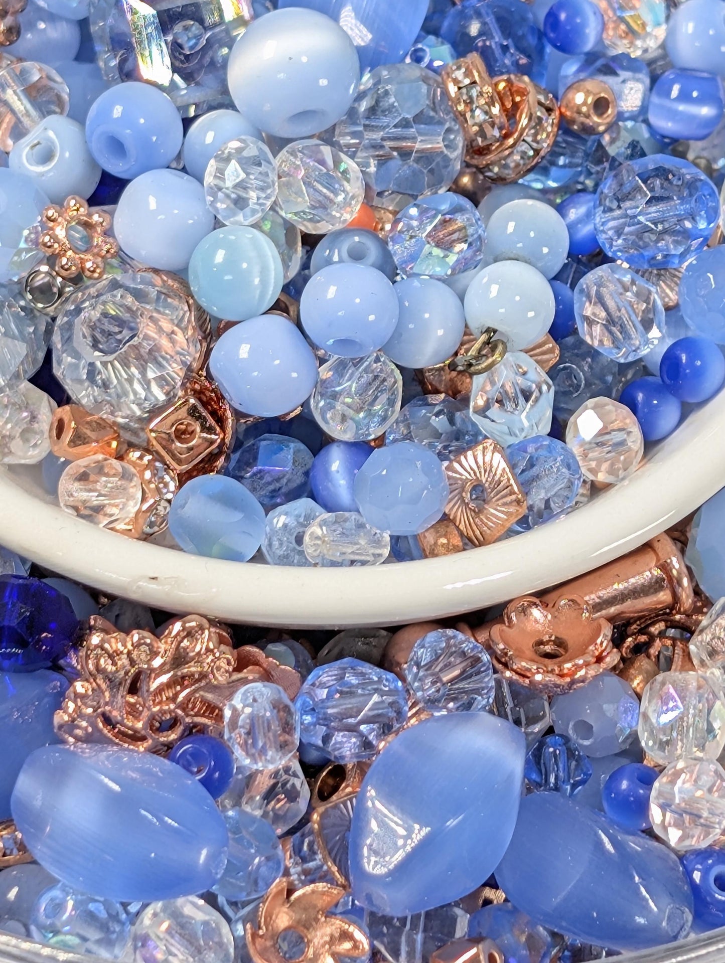 Learise Exclusive "Oxidized Ocean" Glass Bead Soup Mix (30g Pkg)