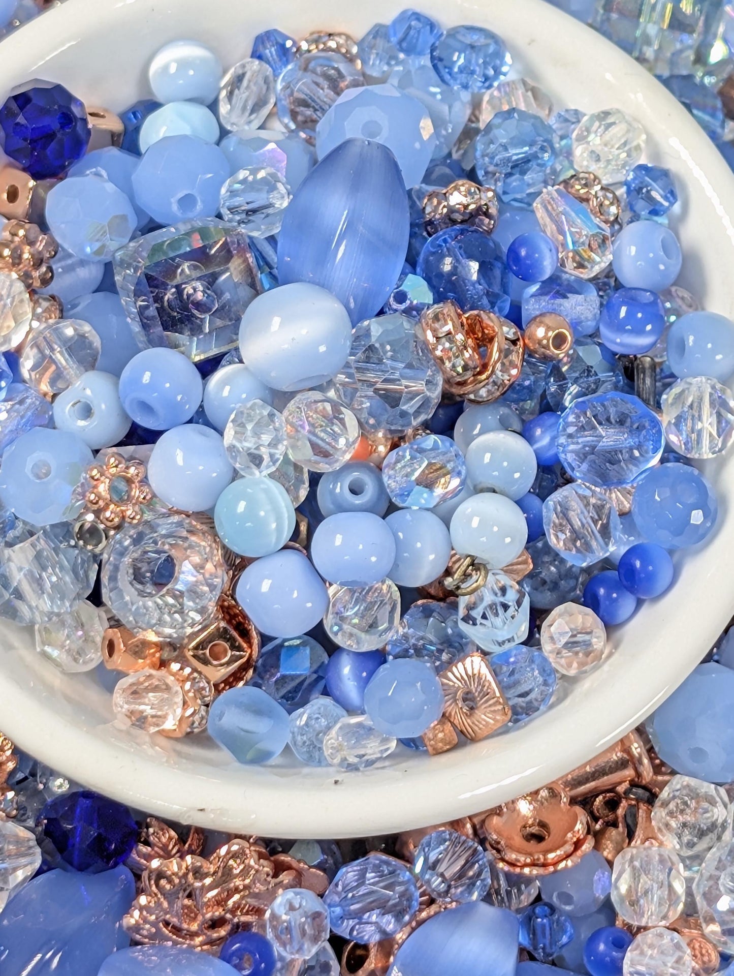 Learise Exclusive "Oxidized Ocean" Glass Bead Soup Mix (30g Pkg)