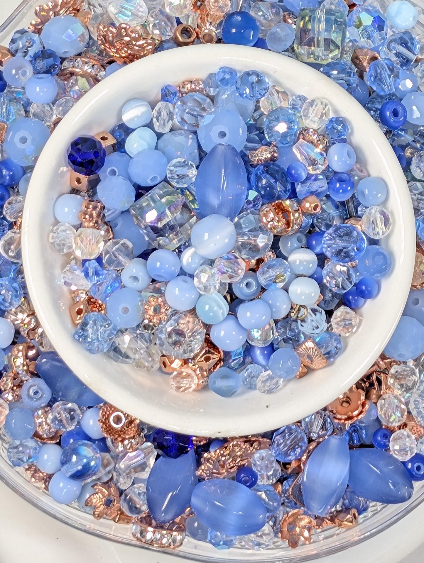Learise Exclusive "Oxidized Ocean" Glass Bead Soup Mix (30g Pkg)