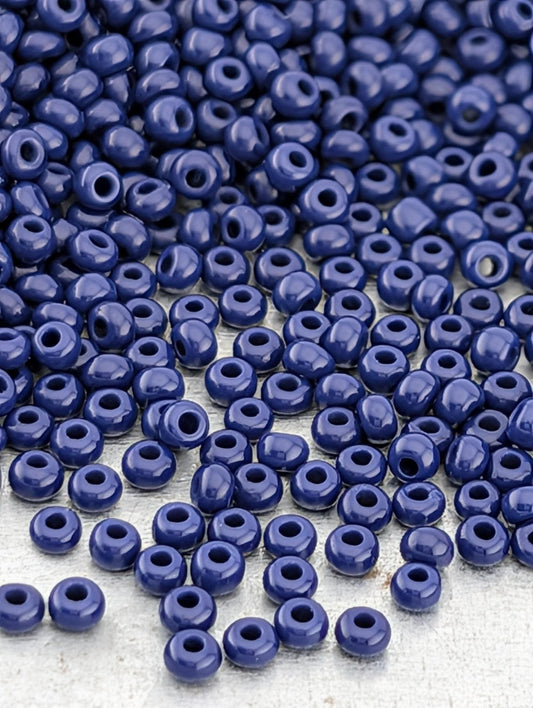 Cobalt Blue  | Preciosa Ornela Seed Beads | Size 10/0 | 15g Pkg  ~1425 pcs