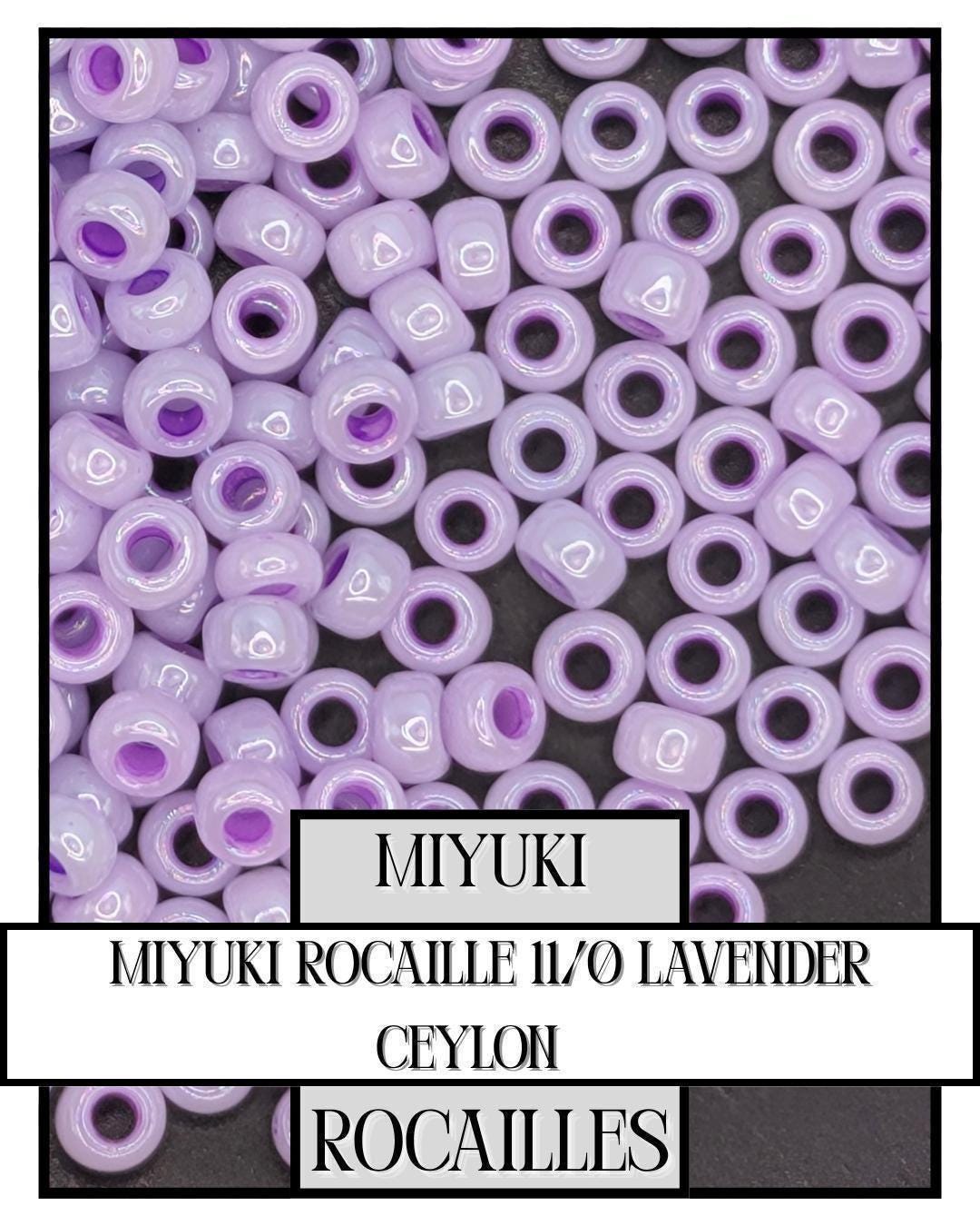 11-0534 Miyuki Rocailles 11/0 | Lavender Ceylon 20g
