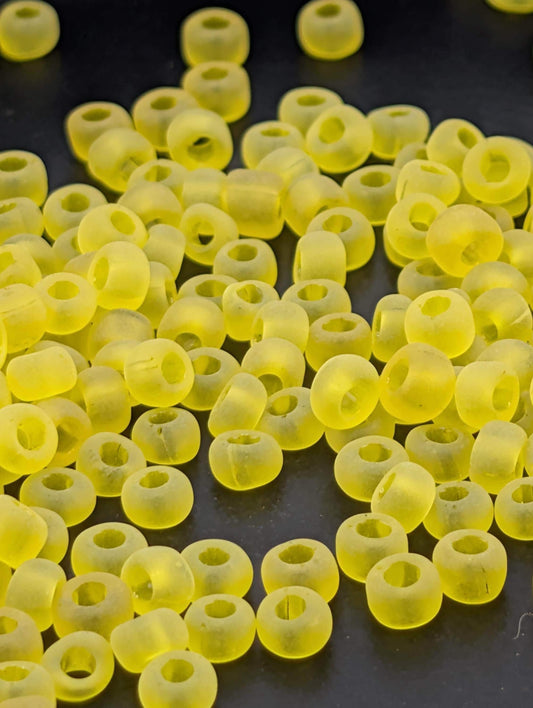 5554SB Transparent Matte Yellow 6/0 (15g Pkg)