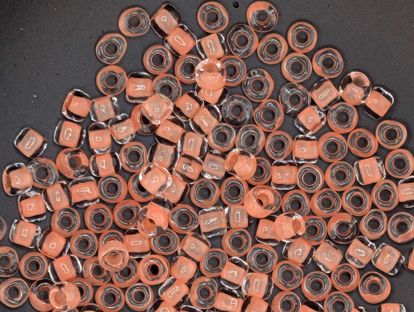 5326SB Transparent Inside Color Tangerine 6/0 (15g Pkg)