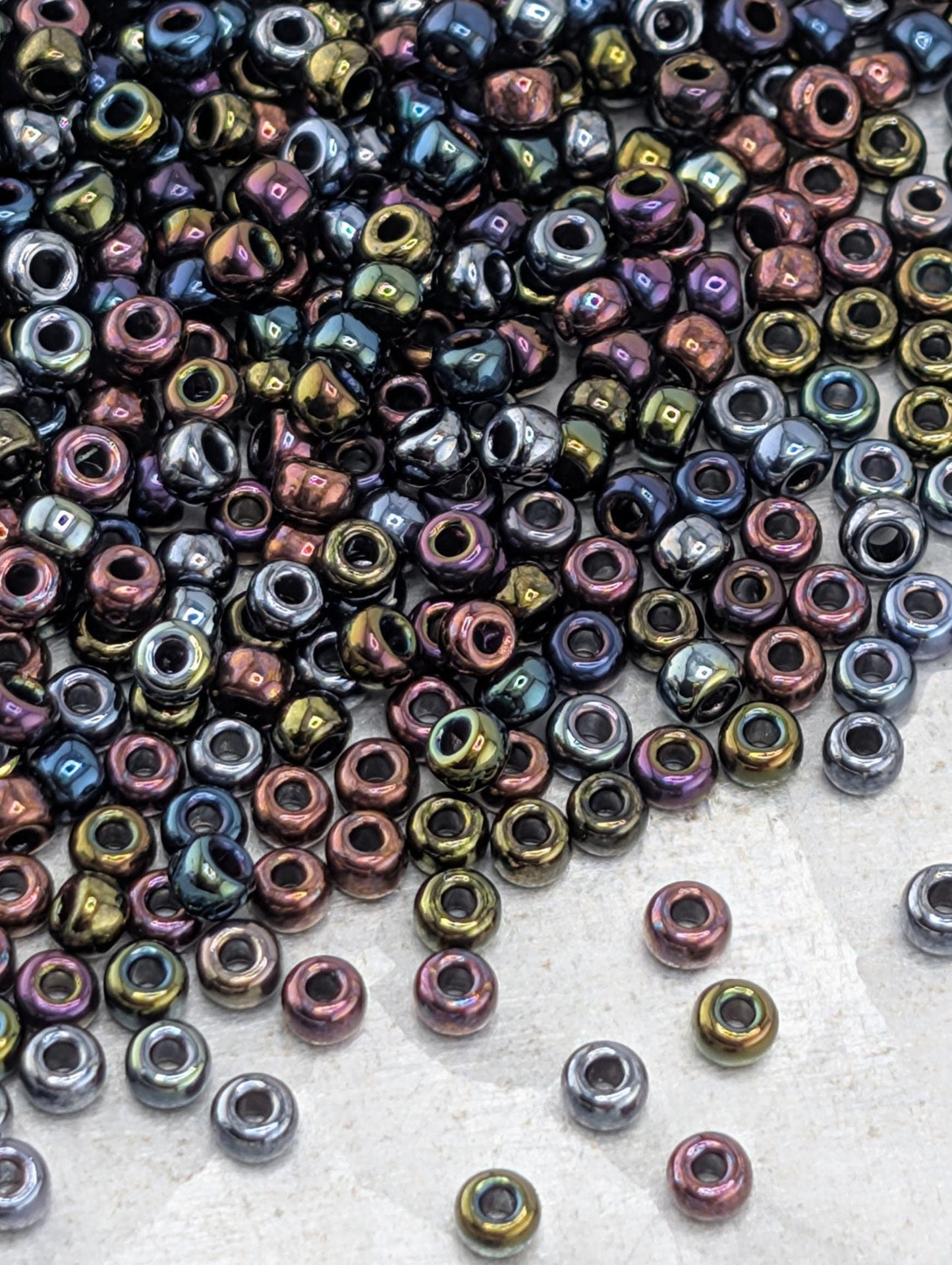 Opaque Blue Iris  | Preciosa Ornela Seed Beads | Size 10/0 | 15g Pkg  ~1425 pcs
