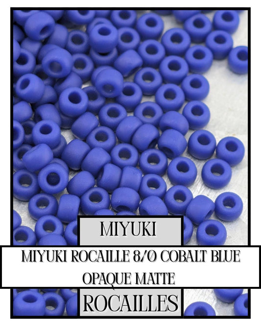 11-0414 Miyuki Rocailles 11/0 | Cobalt Blue Opaque20g