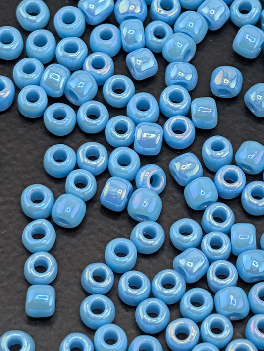 5026SB Rainbow Turquoise Japanese Seed Beads: Frosted Glass DIY Jewelry