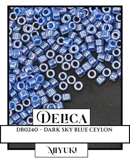 DB0240-Miyuki Delica 11/0:0 (7 gram pkg ~1400 Pcs)