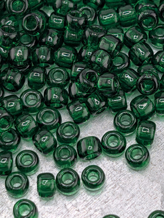 4451SB Japanese Emerald Green Seed Beads: Frosted 8/0 Spacer Beads, Boho Jewelry