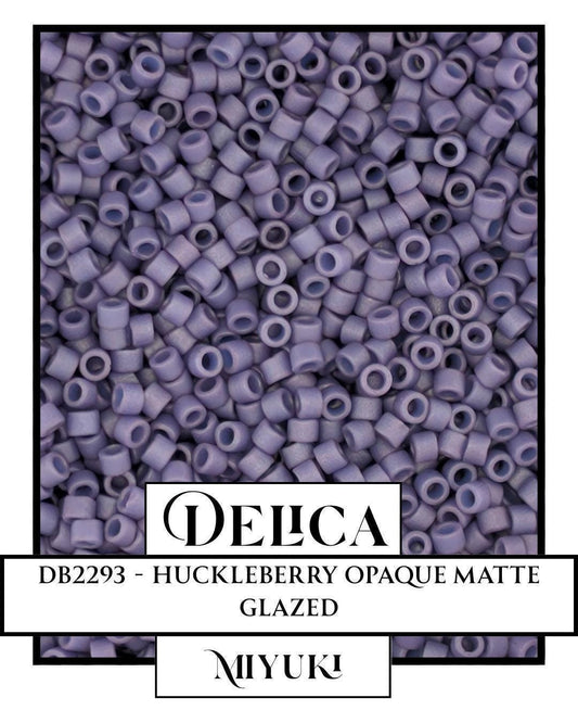 DB2293-Miyuki Delica 11/0:Huckleberry O/MA/GL (7 gram pkg ~1400 Pcs)