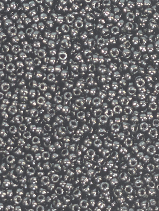 8-0401 Miyuki Rocaille 8/0 | Black Opaque 20g