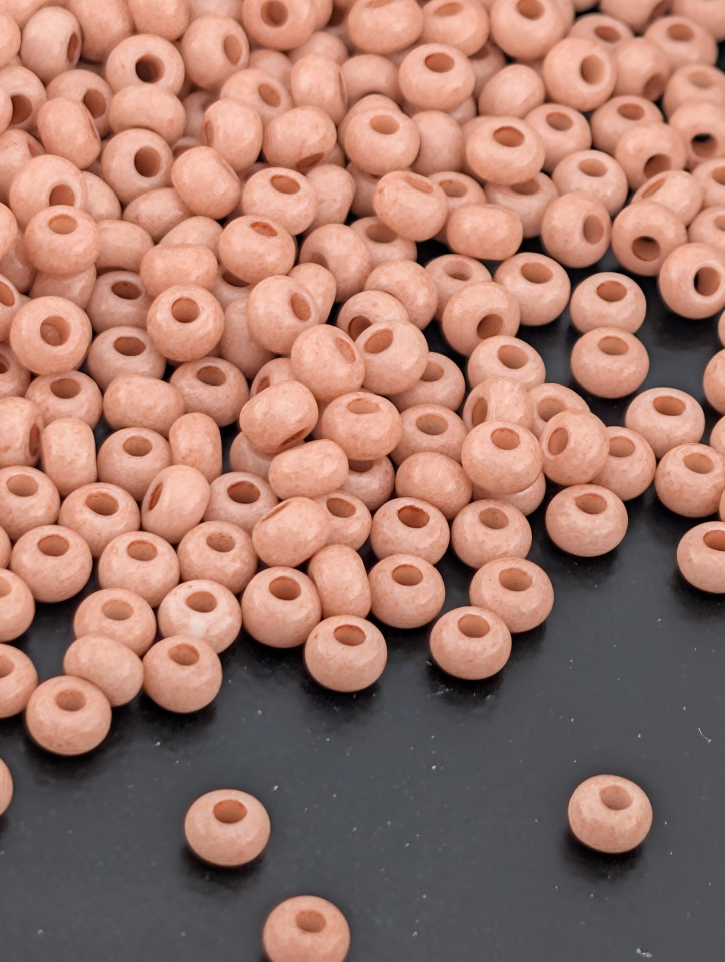 Opaque Rose Terra_Intensive | Preciosa Ornela Seed Beads | Size 8/0 | 15g Pkg ~630 pcs