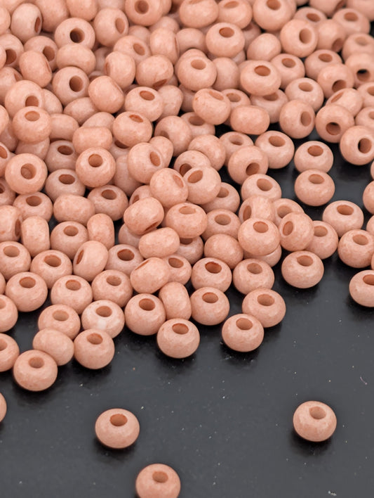 Opaque Rose Terra_Intensive | Preciosa Ornela Seed Beads | Size 8/0 | 15g Pkg ~630 pcs