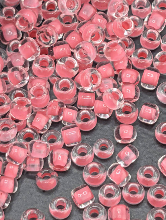 8298SB Frosted Pink Japanese Seed Beads: Translucent Boho Jewelry Components