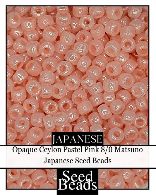 8228SB Opaque Ceylon Pastel Pink 8/0 (15g pkg)