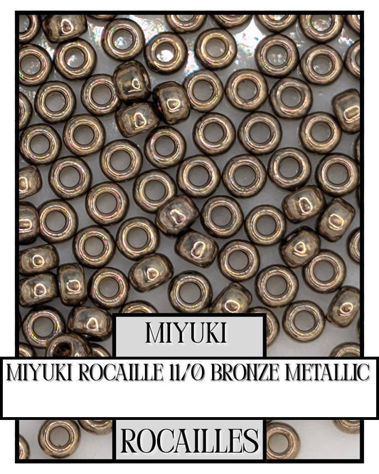 11-0457 Miyuki Rocailles 11/0 | Bronze Metallic20g