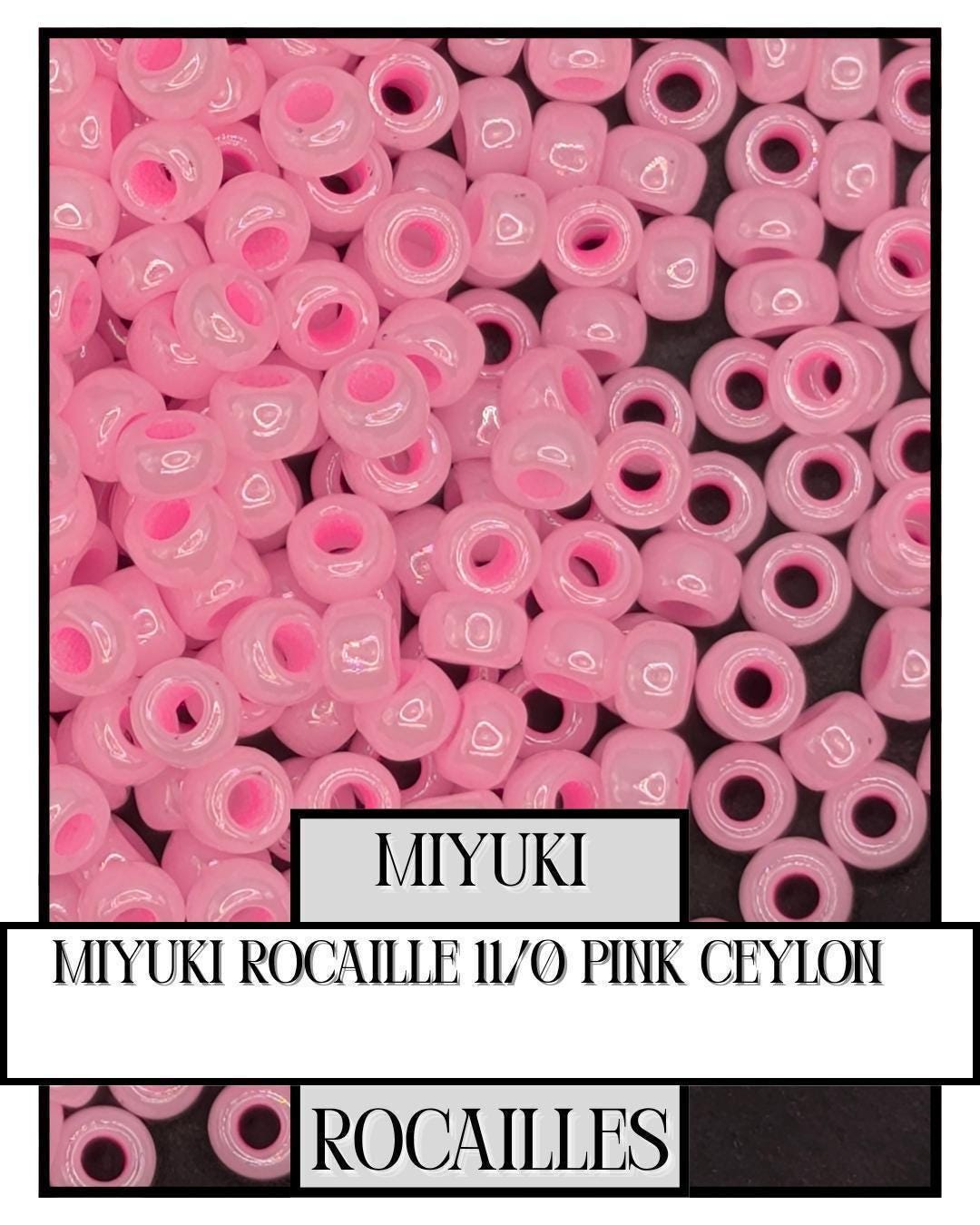 11-0531 Miyuki Rocailles 11/0 | Pink Ceylon 20g