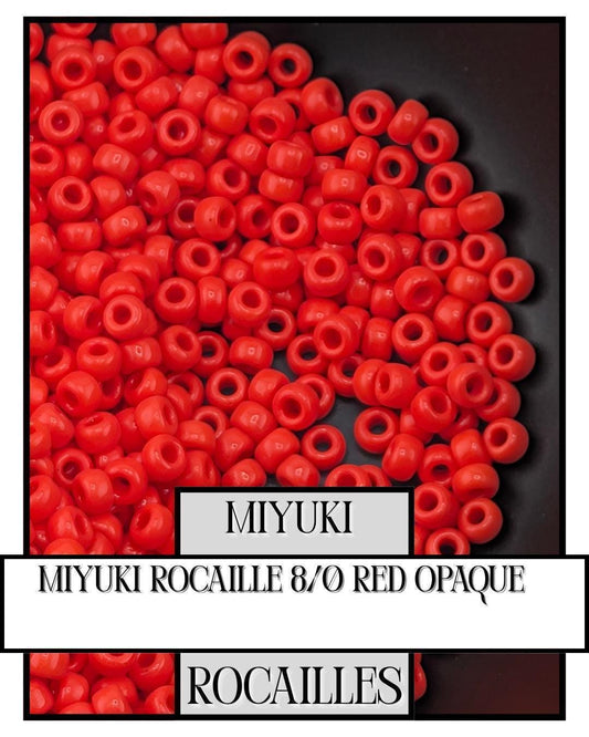 8-0407-15 Miyuki Rocaille 8/0 | Red O
