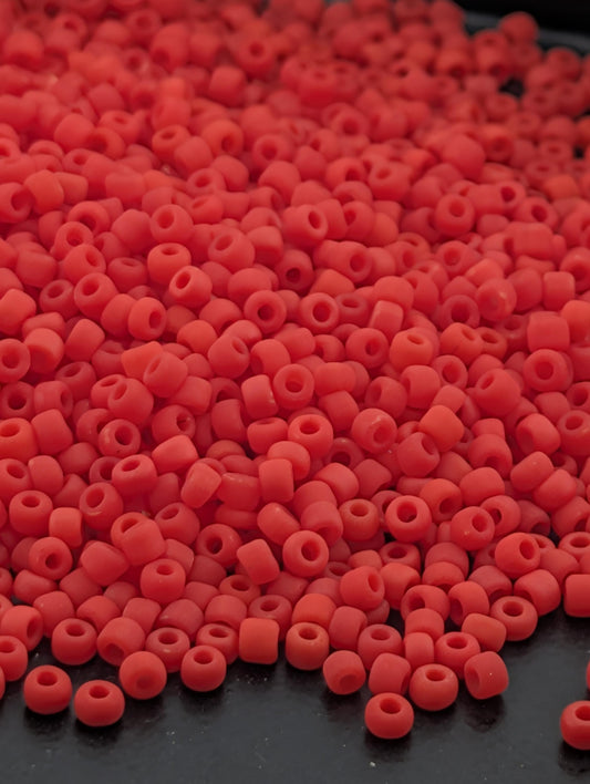 1981SB Opaque Matte Red 11/0 (15g pkg)