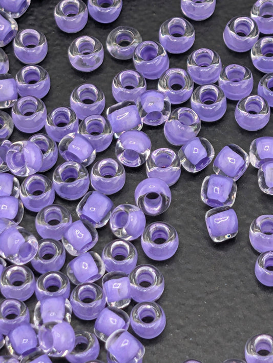 8306SB Dark Lilac Frosted Seed Beads: Japanese 8/0 DIY Bracelet Supplies