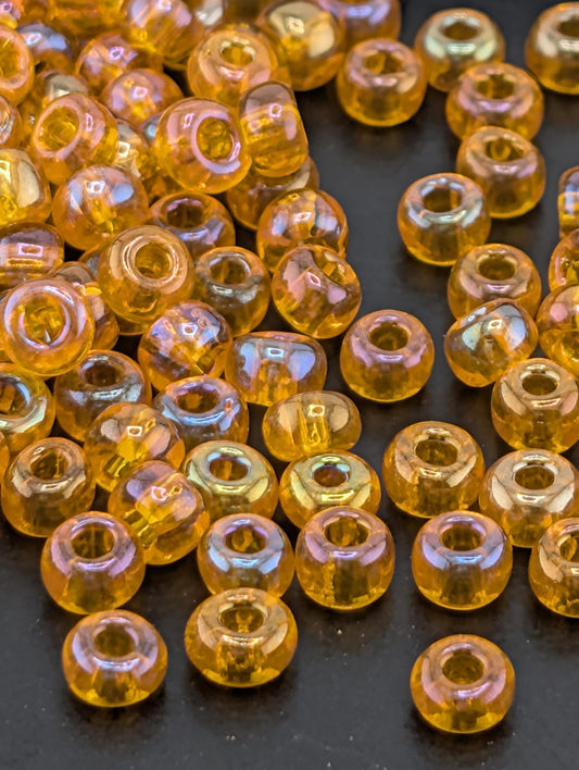 Transparent Orange AB Size 6/0 15g pkg