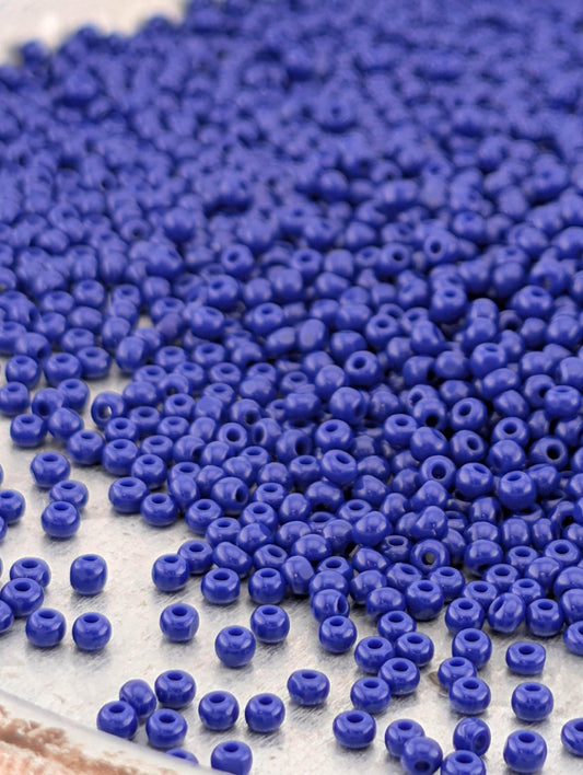Opaque Cobalt Blue True Cuts Size 11C/0 15g pkg
