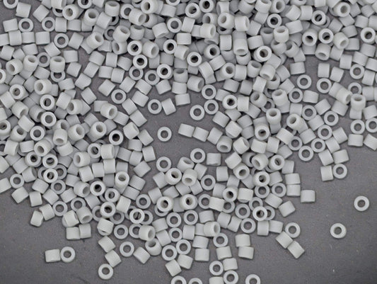 DB0761-Miyuki Delica 11/0:Grey O/MA (7 gram pkg ~1400 Pcs)