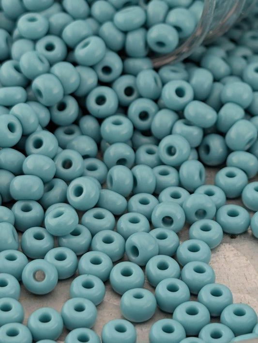 Opaque Turquoise Green Size 6/0 15g pkg