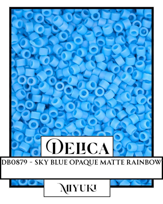 DB0879-Miyuki Delica 11/0:Sky Blue O/MA/R (7 gram pkg ~1400 Pcs)