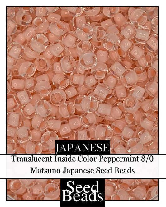 8302SB Translucent Inside Color Peppermint 8/0 (15g pkg)
