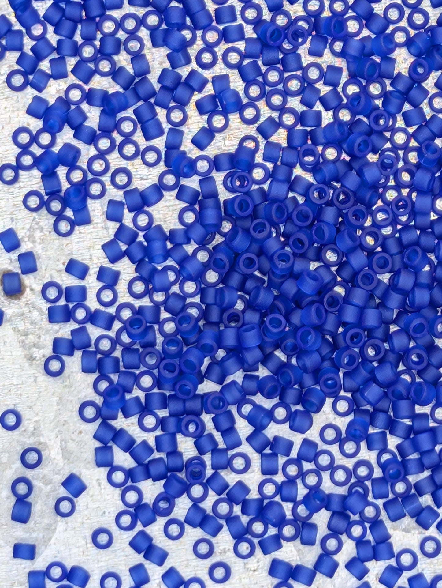 DB0748-Miyuki Delica 11/0:Cobalt Blue T/MA (7 gram pkg ~1400 Pcs)